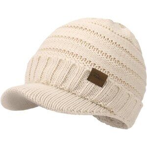Winter Hats for Women - Thick Warm Stylish Knit Beanie Hat, Soft Stretch Cute